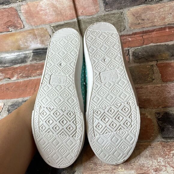 5 for $25🔥Size 4 Girls Polka Dot Turquoise NWT Sneakers - Picture 7 of 9